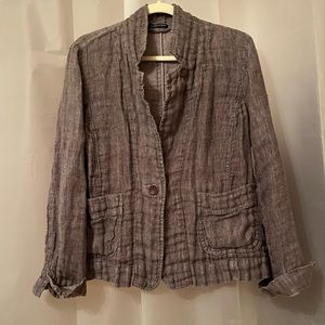 Eileen Fisher Linen Jacket Blazer